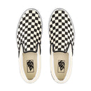 VANS CLASSIC SLIP-ON BLACK & WHITE CHECKERBOARD /  WHITE 【 バンズ クラシック スリッポン ブラック ホワイト チェッカーボード ホワイト スケート シューズ 】